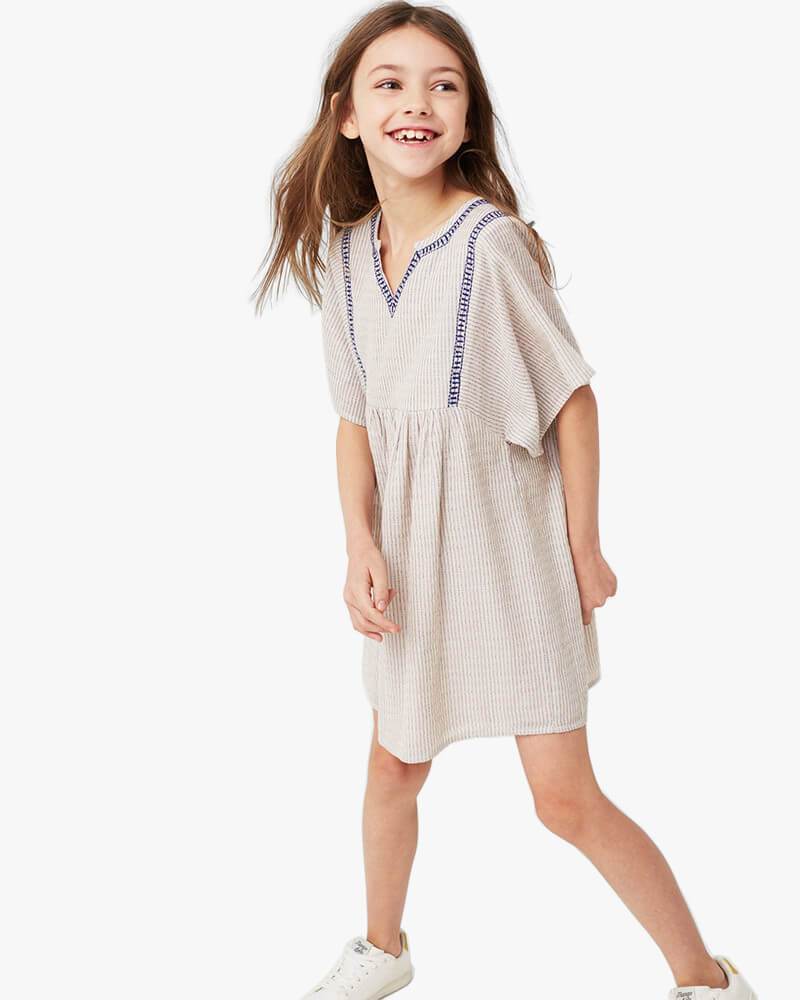 Metallic thread dress