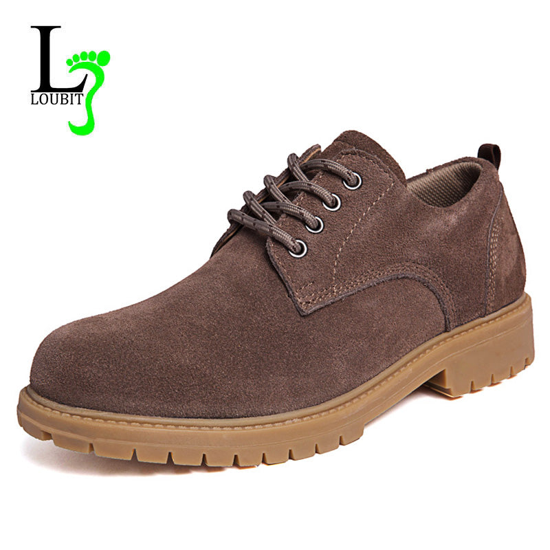 Plus Big Size 46 Men Oxfords Faux Suede Leather Men Casual Shoes