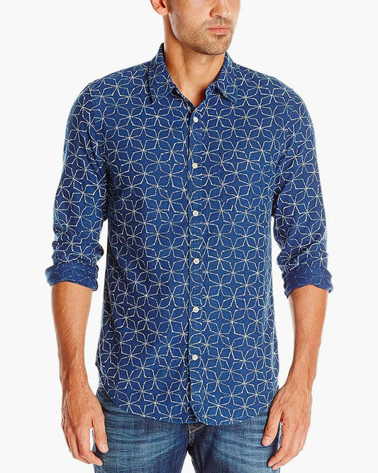 Dark blue shirt