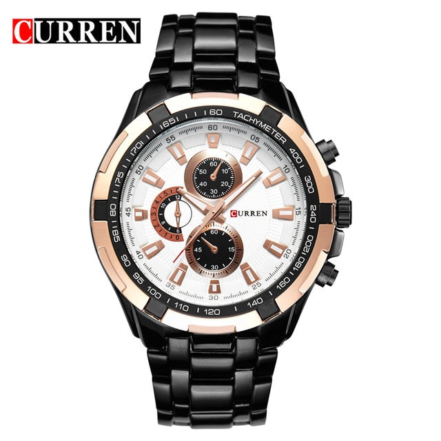 2018 Top Brand Luxury full steel Watch Men Business Casual quartz Wrist Watches Military Wristwatch waterproof Relogio SALE New