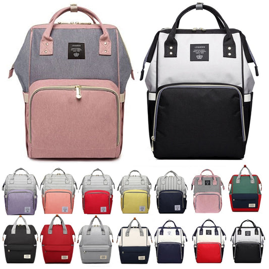 LEQUEEN Fashion Mummy Maternity Nappy Bag Large Capacity Baby Bag Travel Backpack Desinger Nursing Bag for Baby Care diaper bag
