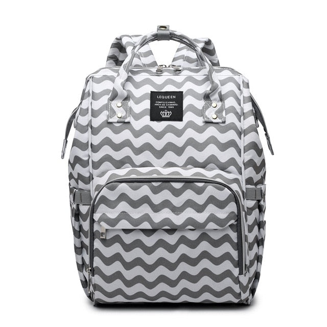 LEQUEEN Fashion Mummy Maternity Nappy Bag Large Capacity Baby Bag Travel Backpack Desinger Nursing Bag for Baby Care diaper bag