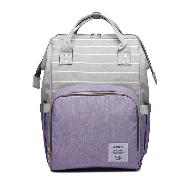 LEQUEEN Fashion Mummy Maternity Nappy Bag Large Capacity Baby Bag Travel Backpack Desinger Nursing Bag for Baby Care diaper bag