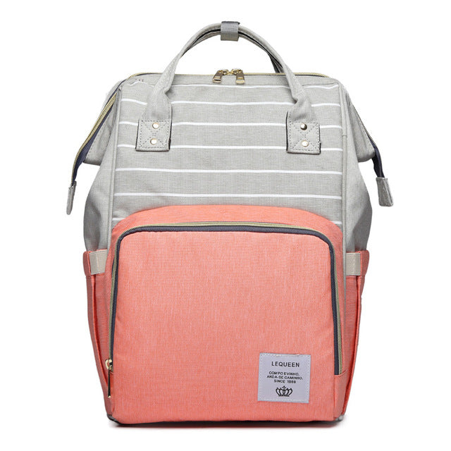 LEQUEEN Fashion Mummy Maternity Nappy Bag Large Capacity Baby Bag Travel Backpack Desinger Nursing Bag for Baby Care diaper bag